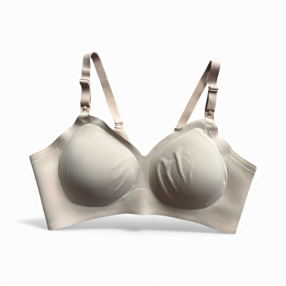 Momcozy Seamless comfy nude maternity nursing Bra size 3XL